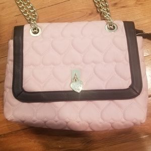 Betsey Johnson light pink handbag